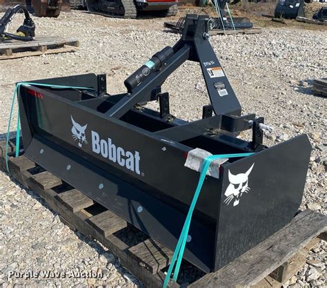 used cat skid steer dozer blade|bobcat skid steer box blade.